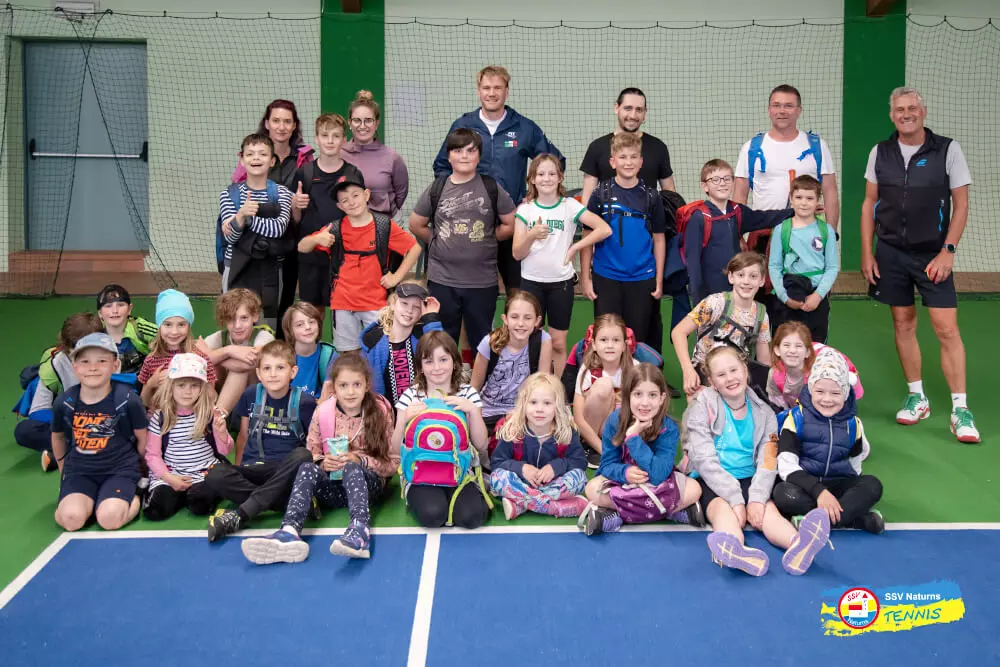 Die Grundschule Staben im Tenniscamp Naturns