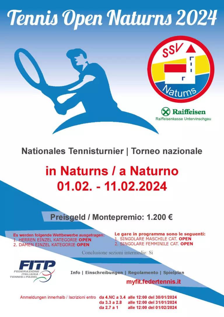 Tennis Open Naturns 2024